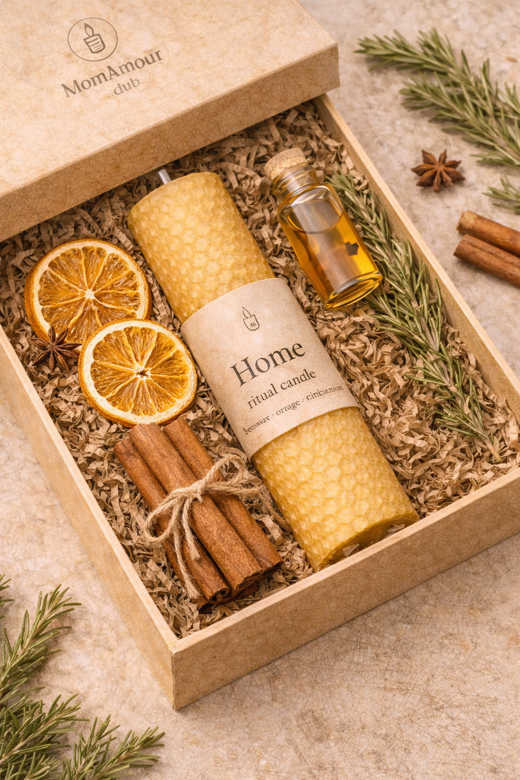 Home ritual candle by MomAmour